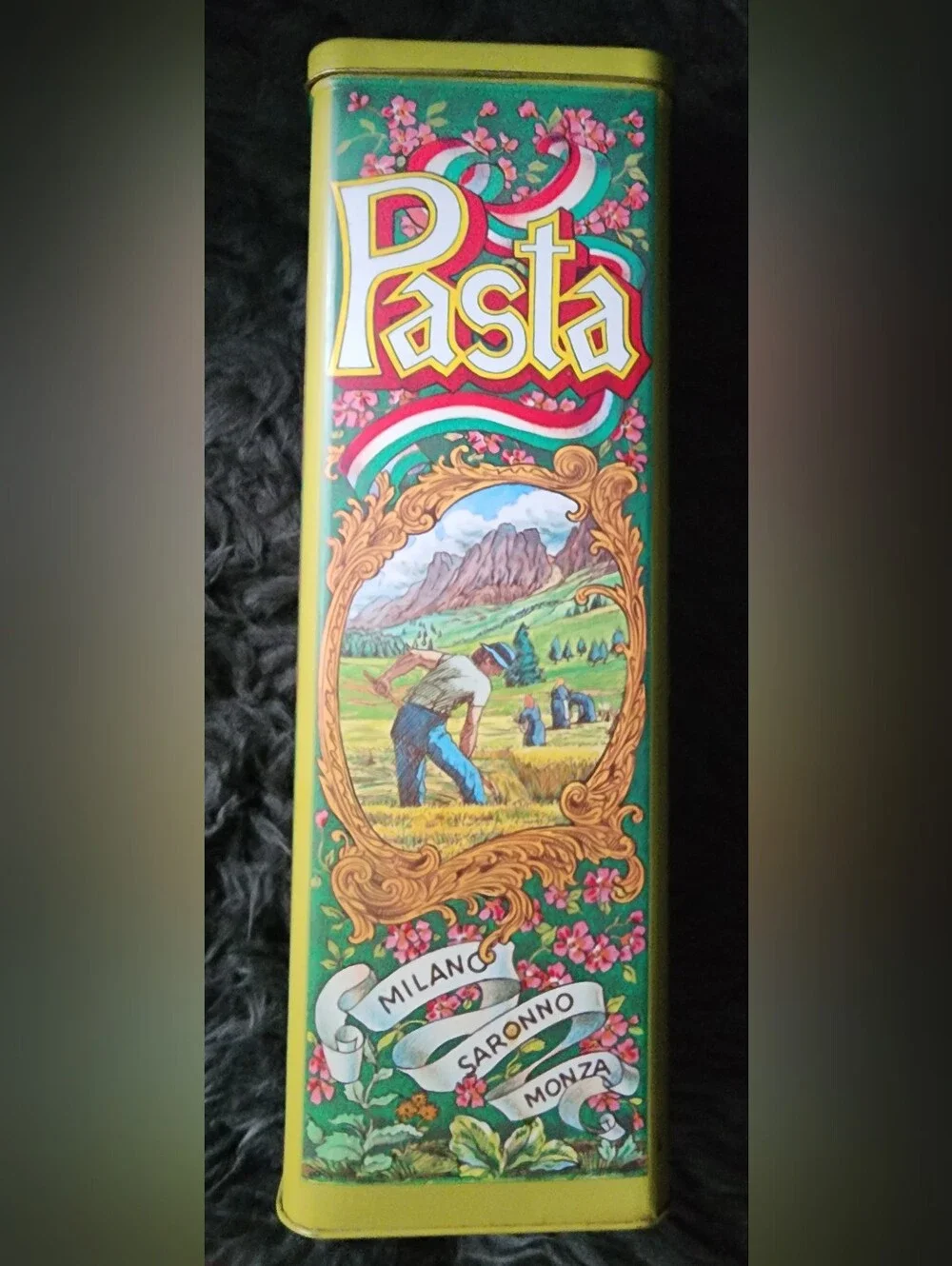 Vntg Pasta Tin 70s
